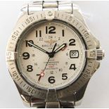 GENTS BREITLING COLT CHRONOMETRE GMT WRIST WATCH A stainless steel cased automatic with turned