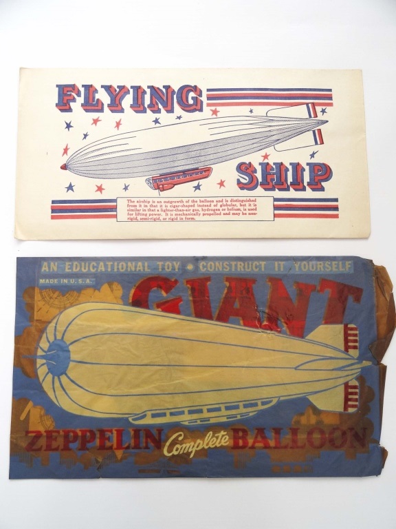 1930'S ZEPPELIN & AIRSHIP BALLOON TOYS Toys for children. Mostly 1930's. - Image 3 of 4