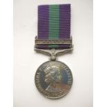 ERII GENERAL SERVICE MEDAL HARRISON RAF MALAYA BAR GSM to 2435767 LAC E Harrison RAF  Royal Air