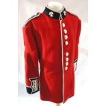 IRISH GUARDS FULL DRESS SCARLET TUNIC A good clean Post 1953 example named to L/Cpl Crowley. Very