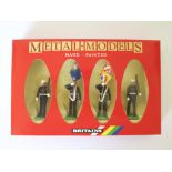 BRITAIN'S METAL MODELS SET DIE CAST TOY SOLDIERS 7201 Boxed set of 1:32nd scale, hand painted