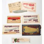 1930'S ZEPPELIN & AIRSHIP BALLOON TOYS Toys for children. Mostly 1930's.