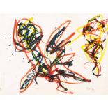 Karel Appel
(Amsterdam 1921 - Zurich 2006)
Les deux
Signed and dated 59 l.r.
Crayon and Indian ink