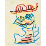 Karel Appel
(Amsterdam 1921 - Zurich 2006)
Untitled
Signed and dated 1978 l.l.
Signed l.r.
Crayon on