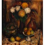 Arnout Colnot
(Amsterdam 1887 - Bergen (NH) 1983)
Still life (flowers and fruit)
Signed l.l.