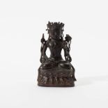A bronze Avalokiteshvara