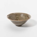 A conical yaozhou celadon bowl