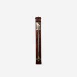 A French stick barometer by Gallet  Paris, circa 1840 With mahogany veneered case and silvered