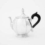 A silver Louis XV teapot with lid Amsterdam, 1773, Frederik Manicus I The lid twisted, constricted