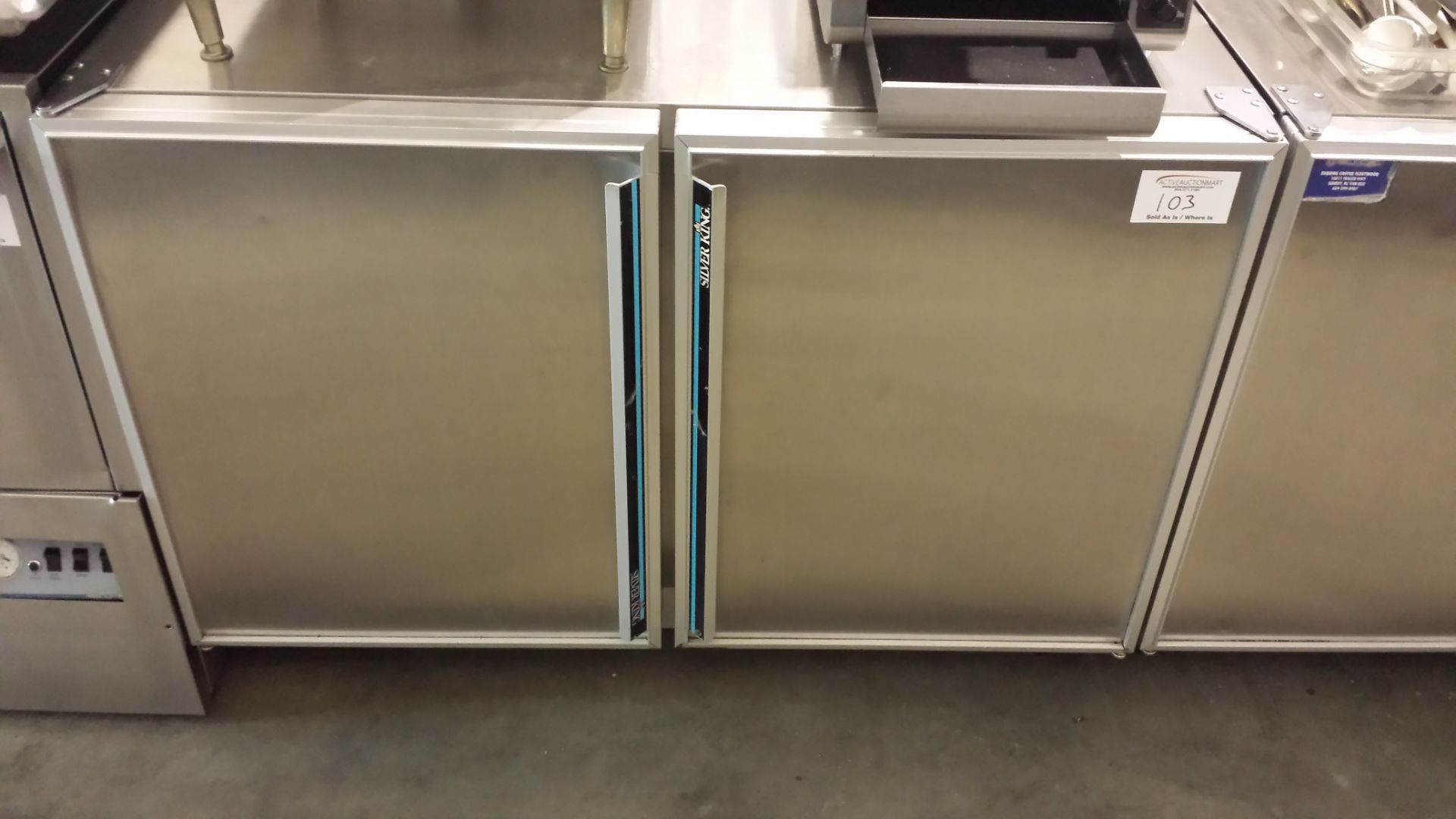 Silverking 47" 2 door undercounter cooler