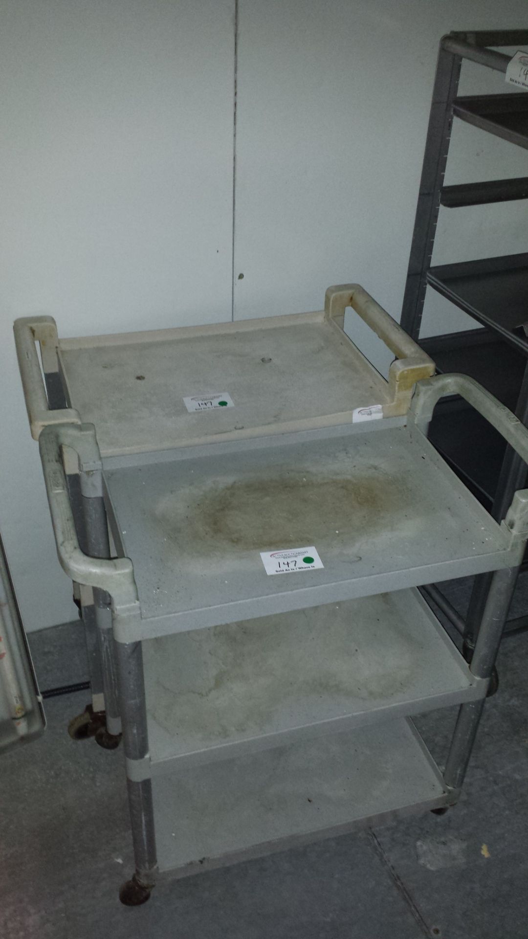 2 Cambro trolleys