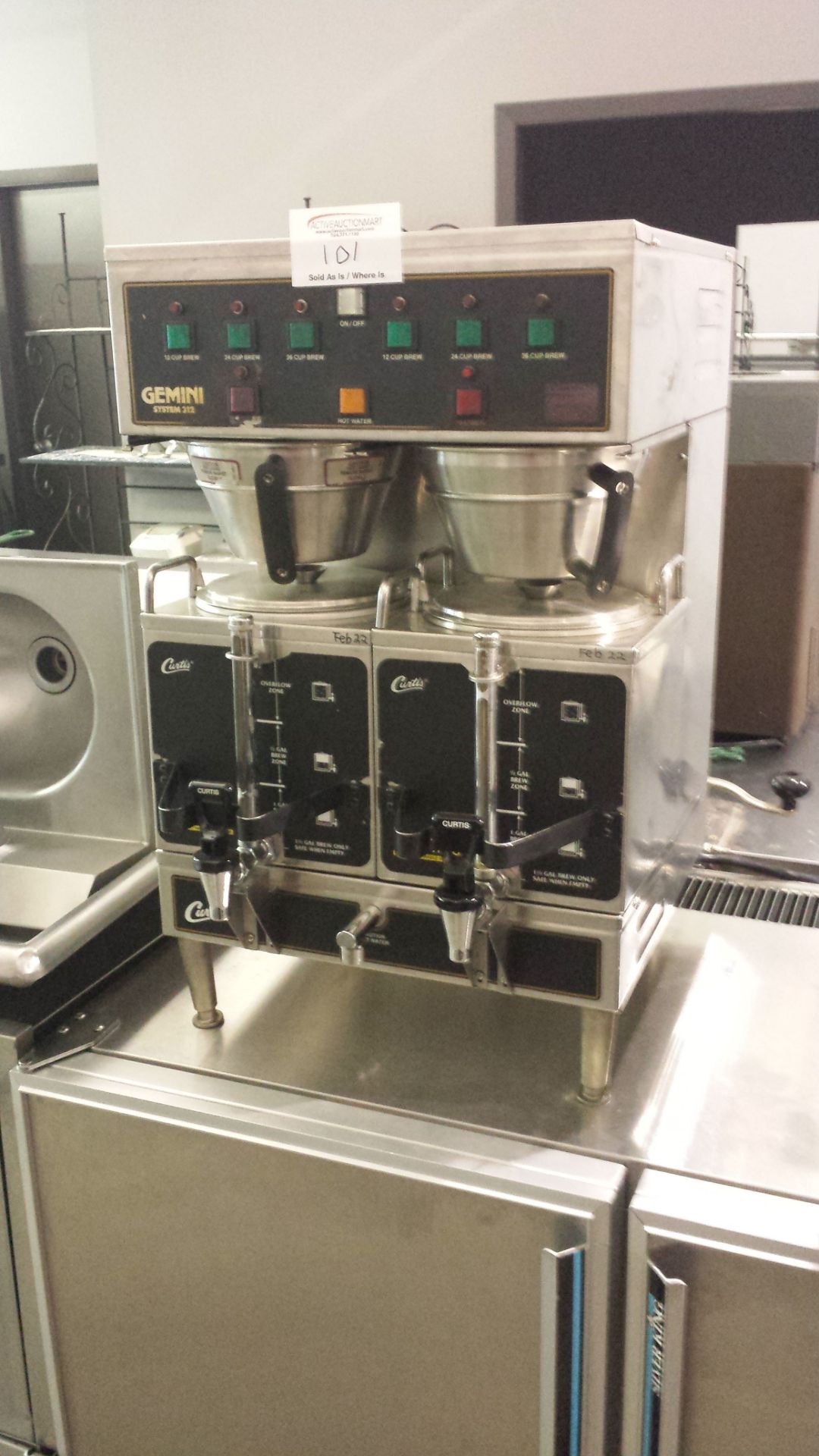 Gemini 312 Coffee Brewing system
