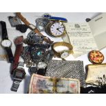 A quantity of jewellery, fashion watches