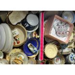 Two boxes of ceramics to include Doulton