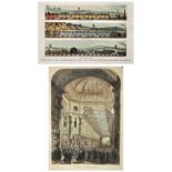 Eight assorted prints depicting various