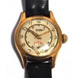 A vintage "Star Flint" wristwatch with y