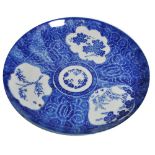 An early 20th century Japanese blue and