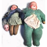 An Armand Marseille baby doll, 351/372 w