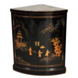 A reproduction lacquered Oriental style