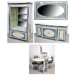 A 20th century blue and white Italian co