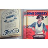 Approximately forty copies of "Home Cookery and Comforts" magazine, dating from 1915-1920. CONDITION