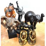 A collection of ornamental figures to in