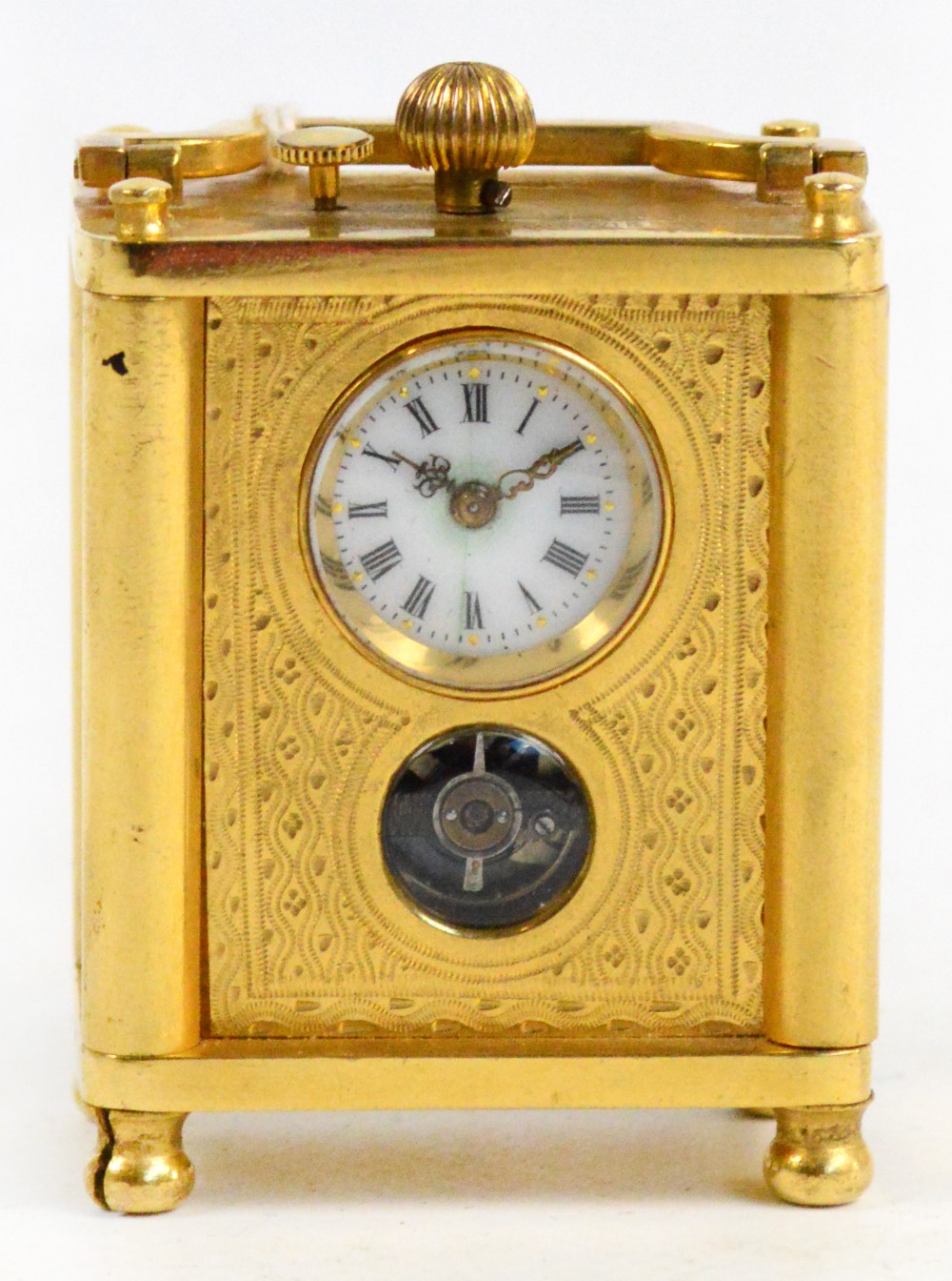 An early 20th century gilt metal cased b