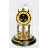 A German decorative anniversary clock, f