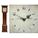 An Edwardian mahogany longcase clock of