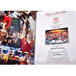 Genesis; "This is Anfield", an official modern history of Liverpool Football Club, a limited