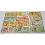 Ninety seven Irish railway tickets including L&LSR, LMS-NCC, B&CDR, GNR etc.