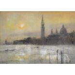 WILLIAM SELWYN (born 1933); watercolour, Venetian scene, signed, 24.5 x 35cm, framed and glazed.