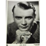 John Mills; a signed and inscribed Gaumont-British Player Tuck's photo postcard inscribe "Yours