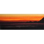 NAOMI TYDEMAN; watercolour "Sunset Newgale", signed, inscribed on Watercolour Society of Wales