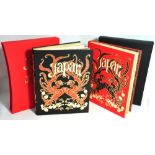 The Folio Society; "Japan, Described and Illustrated by the Japanese", two limited edition volumes