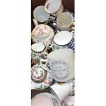 A quantity of c.1880 Coalport "Belfort" teaware including cups, saucers and milk jug, a small