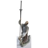 A Lladro figure of Don Quixote.