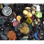 A large quantity of vintage buttons of assorted sizes.