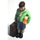 A Royal Doulton figure, HN3202, "The Boy Evacuee". CONDITION REPORT No visible signs of damage.