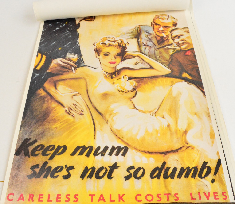 A collection of modern WWII propaganda poster reprints to include RAF, Winston Churchill etc. - Image 2 of 3