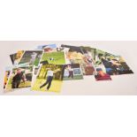 Fifty signed golf photographs,