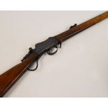 **Section 1 Firearms licence required** A .22LR BSA martini action sporting rifle with pop up back