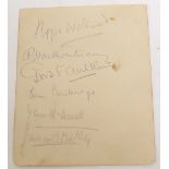 James Braid (Open Champion 1901, 05, 06, 08, 10) golf autograph,