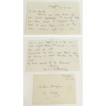 MONTGOMERY (B.L.); handwritten letter signed "B.L.