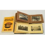 A small WWII period photograph album with black and white German photographs,