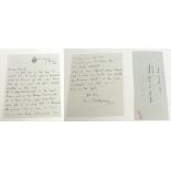MONTGOMERY (BERNARD LAW); handwritten letter signed "B.L.