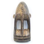 A Samana mask, Dogon, Mali, height 39cm, width 17cm, depth 16.5cm.

The mask is of abstract rhomboid