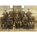 A rare WWI period black and white photograph of ten senior officers to include Montgomery,