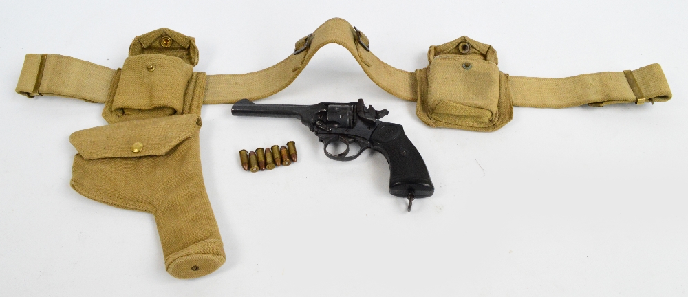 A Webley mkVI service revolver .38", no.