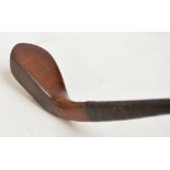 A Charles Brand (Carnoustie) transitional long nose putter, circa 1890.